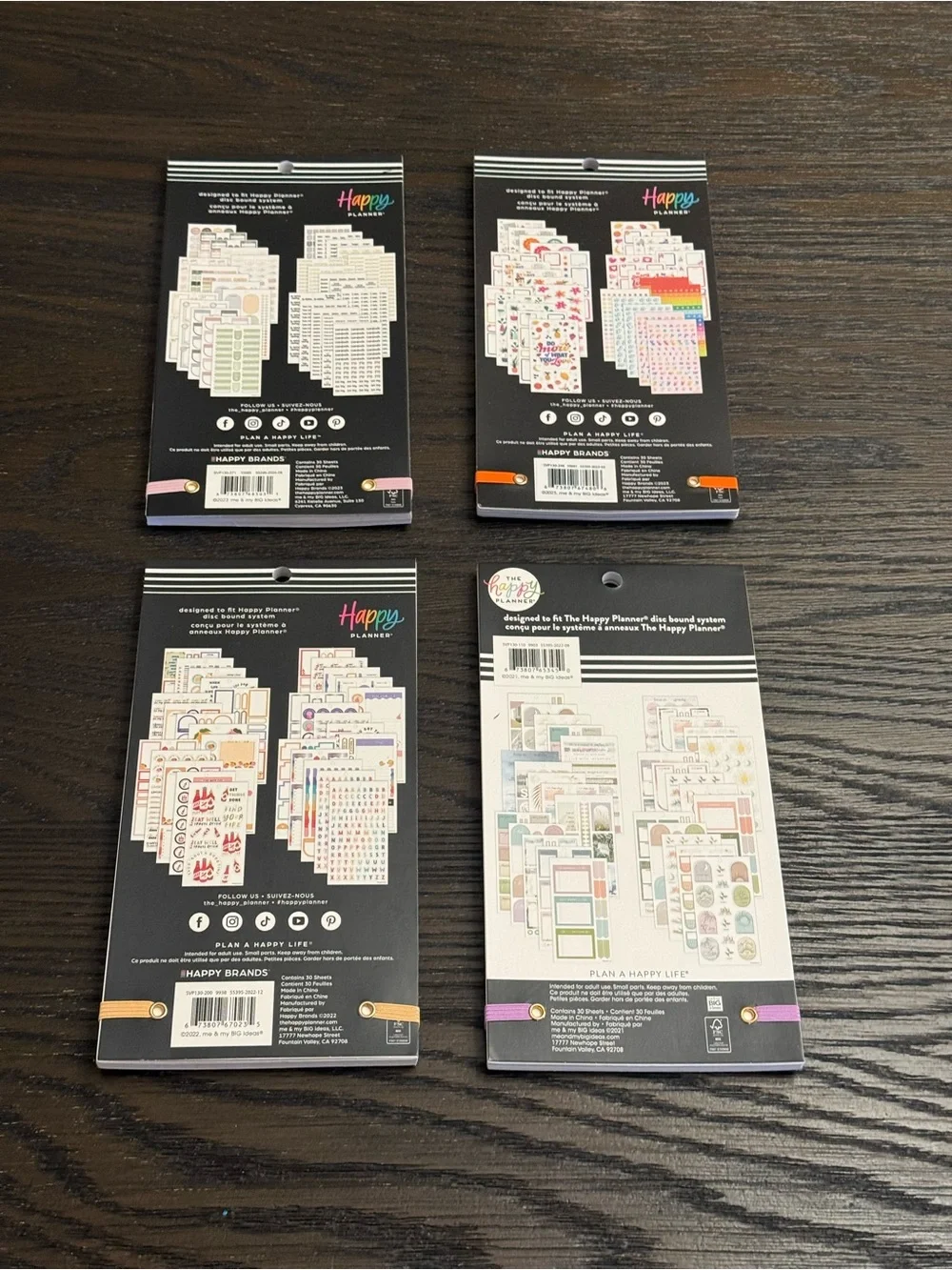 Happy Planner Classic Sticker Book Bundle – 4 Books, 4,603 Stickers, Brand New